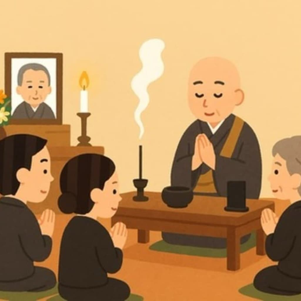 法要のイラスト画像